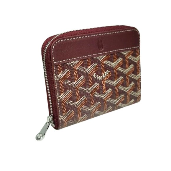 Goyard Matignon Burgundy Wallet - New - Picture 1 of 8